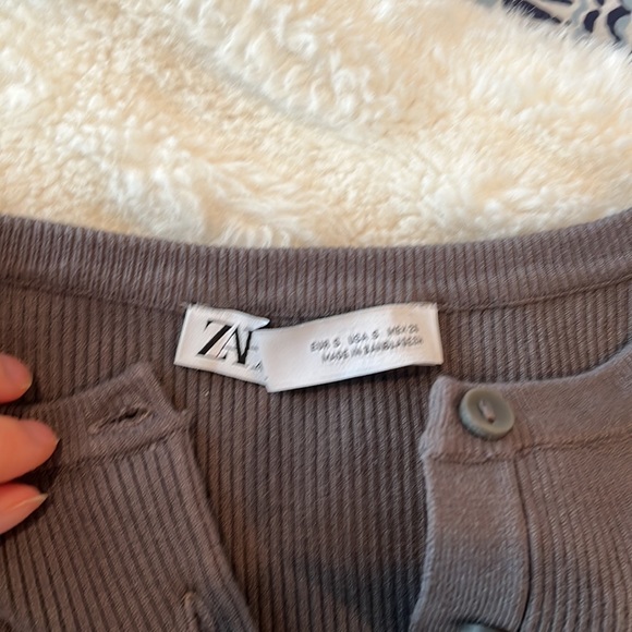 Button up sweater top Zara - Picture 2 of 3